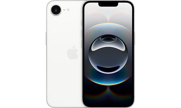 iPhone 16e in white