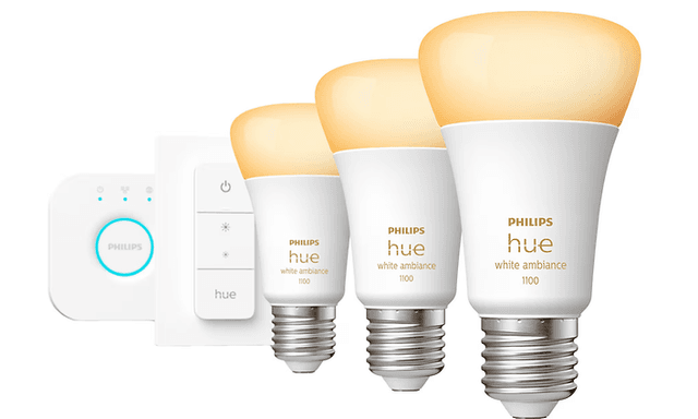 Startsæt til smart belysning fra Philips Hue