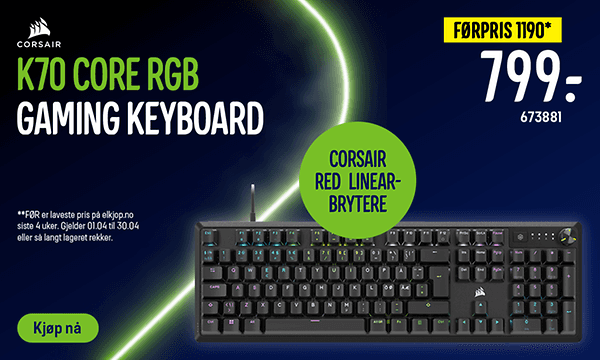Corsair K70 Core RGB Gaming Keyboard