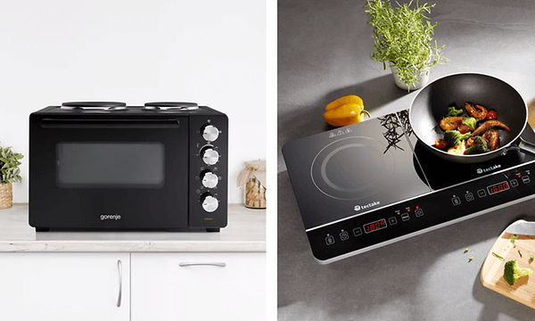 Mini cooker - MDA - Collage with two images of mini cookers