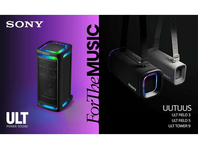 Sony ULT Field3 & 5  Sony ULT Tower 9