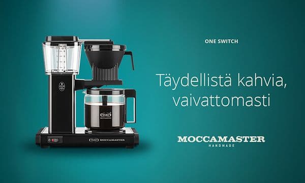 Moccamaster One Switch – Täydellistä kahvia vaivattomasti