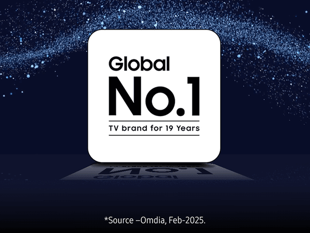 Samsung One - TV - Samsung Vision AI - Global number 1 banner