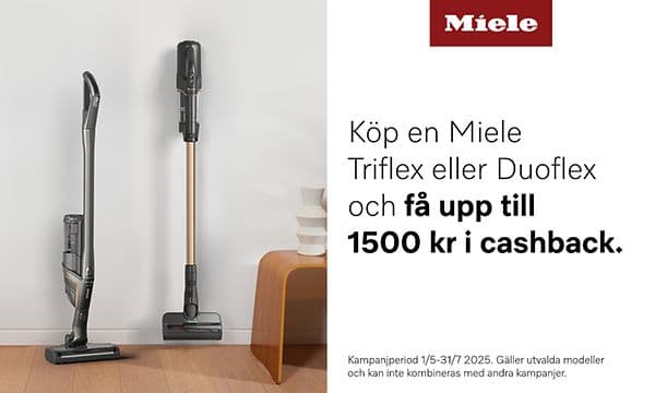 Miele - Vacuum cleaners - Miele cashback campaign banner - Triflex - Duoflex