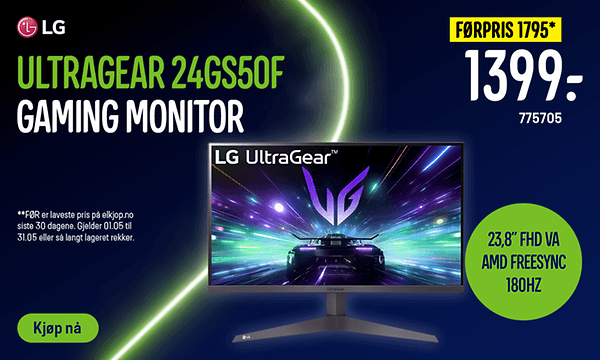 LG Ultra Gear 24GS50F Gaming Monitor