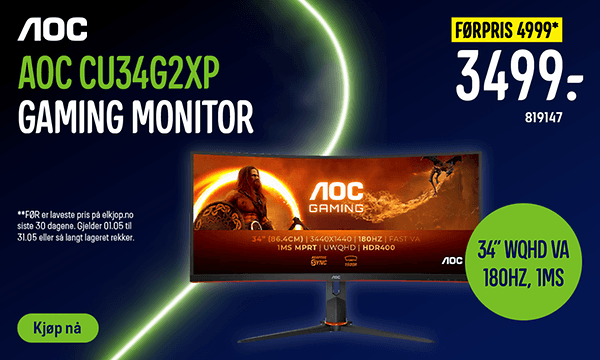 AOC CU34G2XP Gaming Monitor