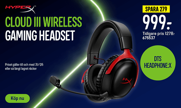 Hyper Cloud III Wireless Gaming Headset