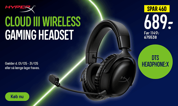 Hyper Cloud III Wireless Gaming Headset