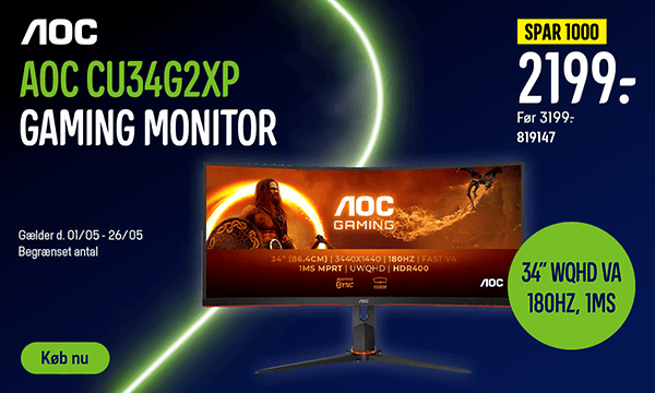 AOC CU34G2XP Gaming Monitor