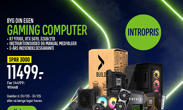 Gamingdator R7 9700X, RTX 5070, 32GB/2TB