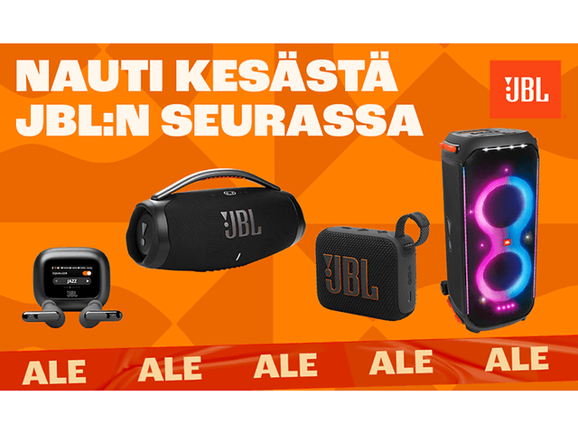 Tee kesästäsi unohtumaton JBL-soundilla
