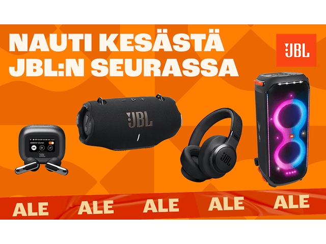 Tee kesästäsi unohtumaton JBL-soundilla