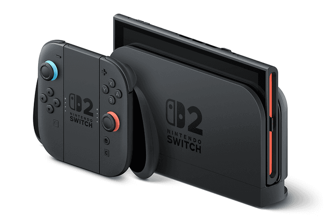 Nintendo Switch 2 with controllers