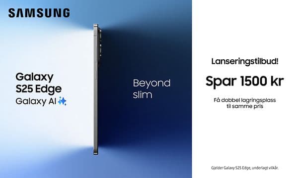 NO - Samsung - Galaxy S25 Edge - Top Banner - B2X Launch Offer - Desktop