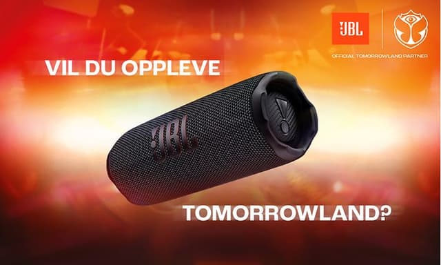 JBL Tomorrowland banner