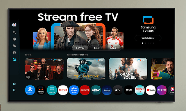 Samsung TV - Smart features stream free