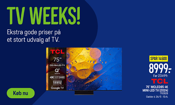 TCL 75" MQLED85 4K MINI-LED TV