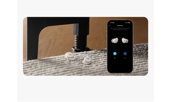 Soundcore Sleep nappikuuloke ja puhelin