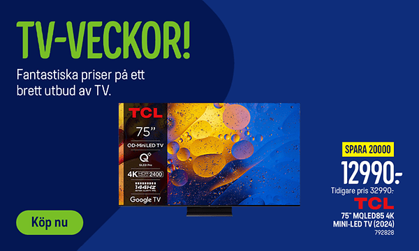 TCL 75" MQLED85 4K MINI-LED TV