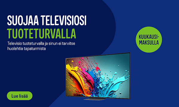 Suojaa Televisiosi Tuoteturvalla