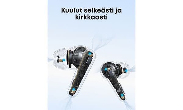 Soundcore Liberty 5 -kuulokkeet - puheäänet kuuluvat selkeinä ja kirkkaina