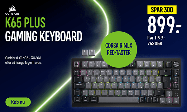 Corsair - K65 Plus Gaming Keyboard