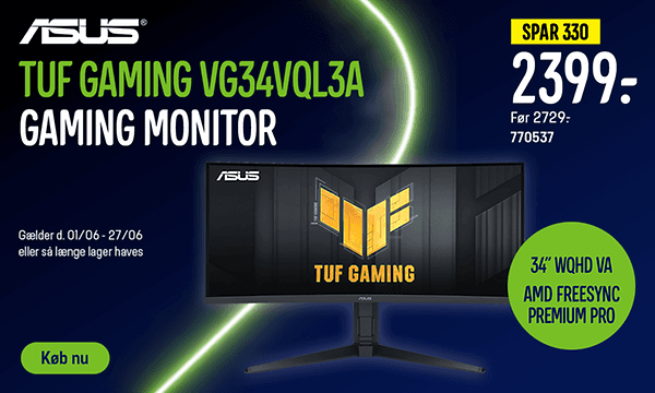 Asus - Tuf Gaming VG34VQL3A Gaming Monitor