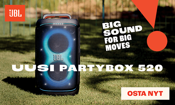 Big sound for big moves. Uusi partybox 520. Osta nyt.