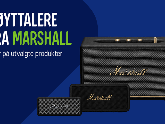 Marshall - Høyttalere - Marshall Sommerkampanje banner