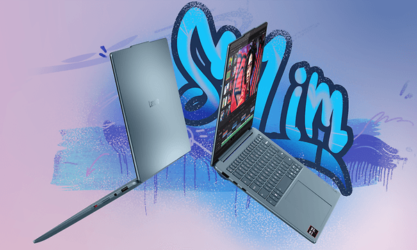 Lenovo Yoga Slim 7 on ohuempi, kevyempi ja kestävämpi