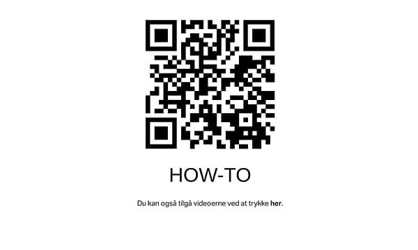 Scan QR-koden og kom nemt i gang