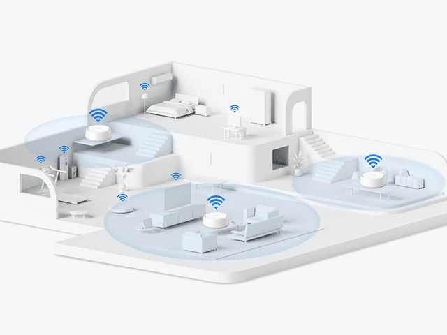 TP-Link Deco BE3600 Pro Whole Home Mesh WiFi 7-järjestelmä - Yksityinen IoT-verkko