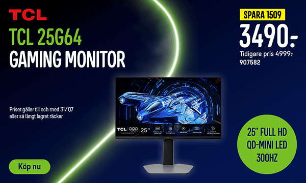 TCL 25G64 Gaming Monitor
