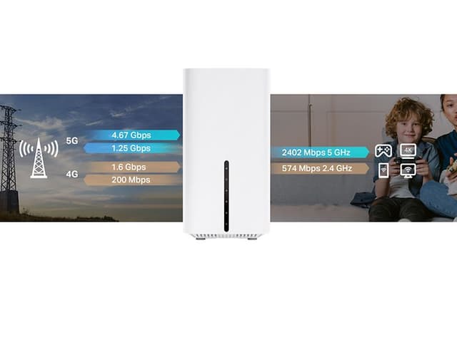 TP-Link Archer NX500 – 5G AX3000 Wireless Dual-Band Gigabit -reititin - Kuvituskuva 5G-verkon nopeudesta