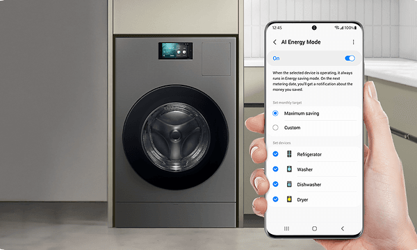 Samsung Combo Wash - SmartThings AI Energy Mode