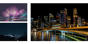 Compilation of night images
