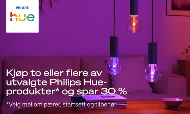 Top banner mobile - Philips hue campaign