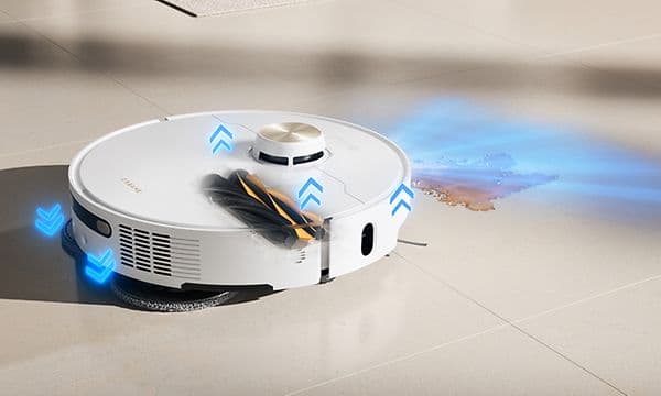 Dreame L40s Pro Ultra - DuoBrush for effektiv rengjøring på alt fra myke tepper til grove tregulv