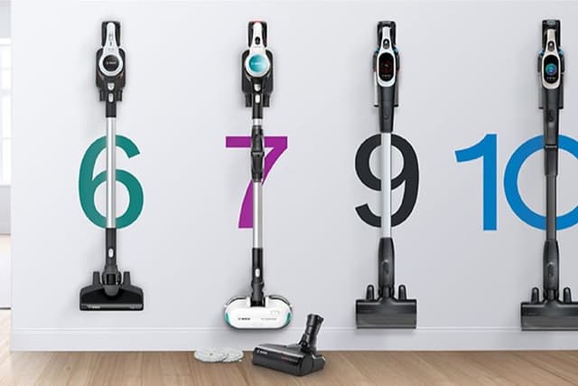 Bosch Unlimited -sarjan imureita rivissä seinää vasten