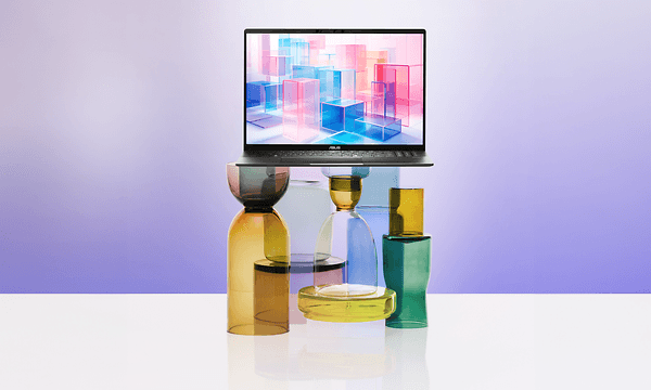 Computing - Asus - En bærbar computer på kunst