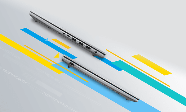 Computing - Asus - Two laptops from the side