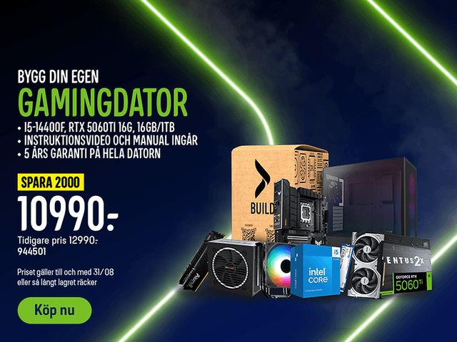 Gaming-PC 15-14400F, RTX 5060 TI 16G, 16GB/1TB
