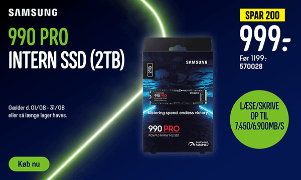 Samsung 990 Pro Intern SSD(2TB)