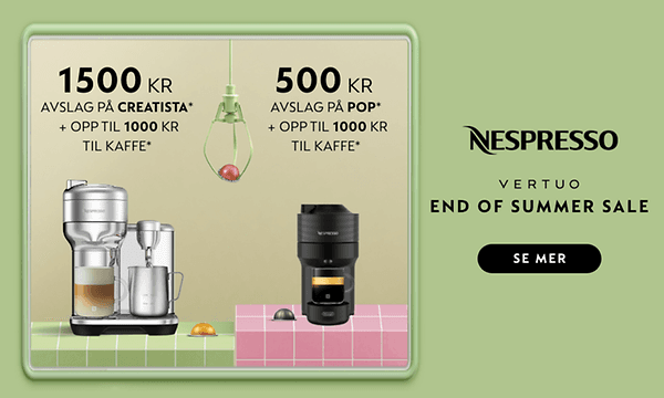Nespresso Vertuo End of Summer Sale
