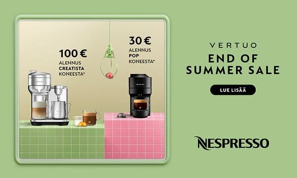 Nespresso Vertuo End of Summer Sale
