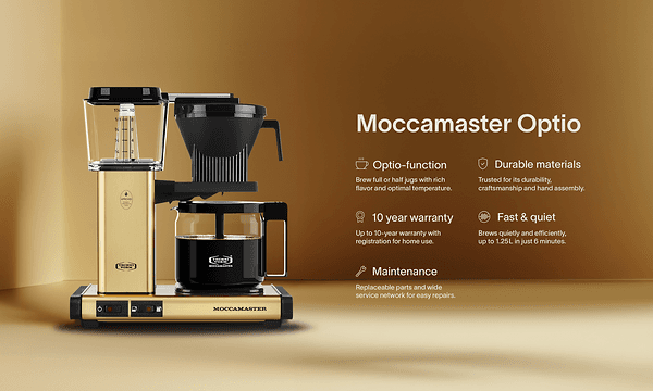 SDA - Moccamaster optio - Optio function