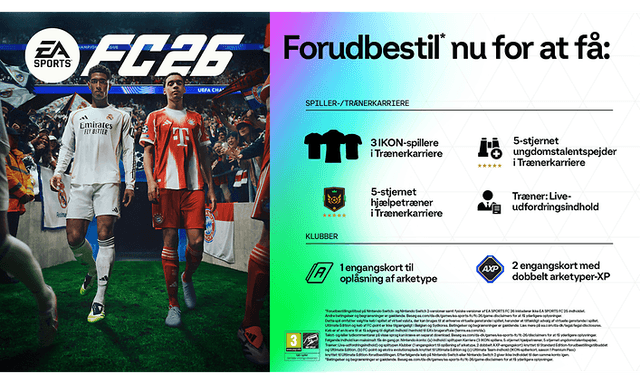 EA Sports FC 26 - Preorder slate DK