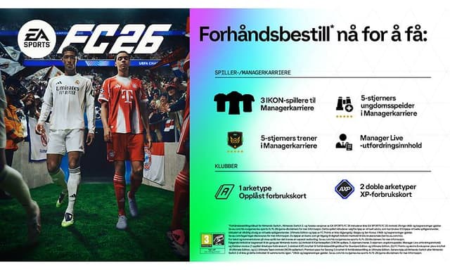 EA Sports FC 26 - Preorder slate NO
