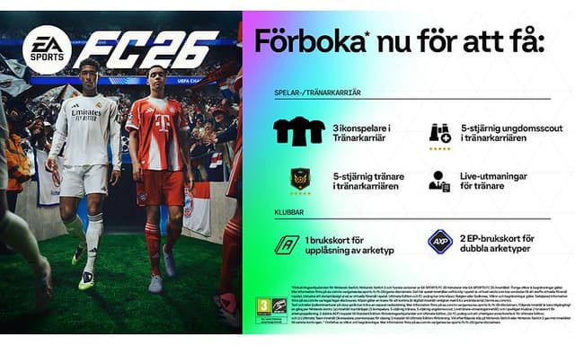 EA Sports FC 26 - Förbeställ Slate SE
