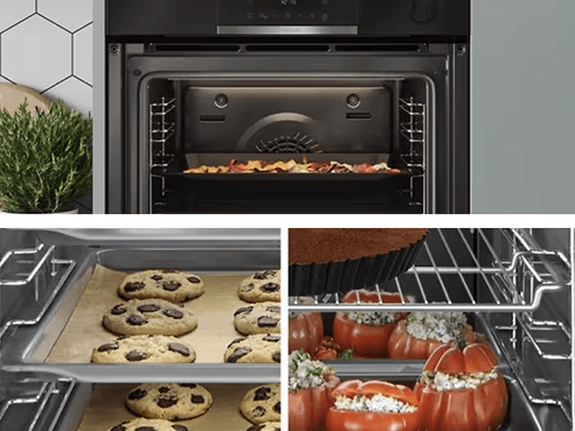 MDA - Ovens - Collage - Close-up billede af Bosch-kombiovne